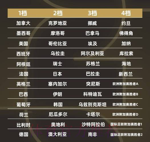 世界杯强队排名规则